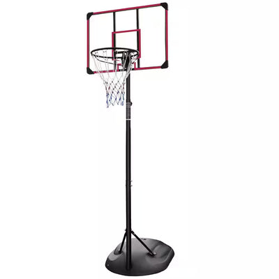 Basketball Hoop System Built for Growing Players, 7.5-9.2 Ft Height Adjustment, Polycarbonate Backboard, Portable